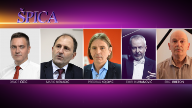 Photo of Čičić, Nenadić, Kojović, Nuhanović i Breton u Špici