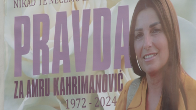 Photo of DNEVNIK TVSA/Protestno okupljanje u Tuzli povodom ubistva Amre Kahrimanović