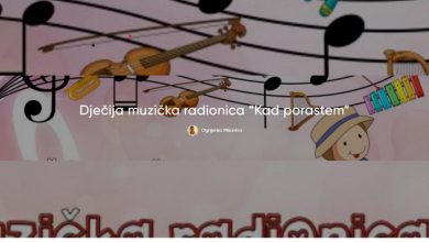 Photo of Općina Centar: Besplatna muzička dječija radionica