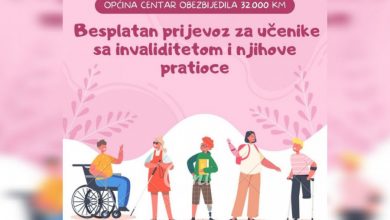 Photo of Općina Centar: Besplatan prijevoz za učenike s invaliditetom i njihove pratioce