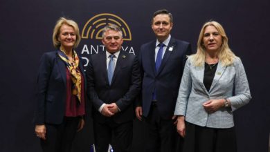 Photo of Predsjedništvo BiH sa Angelinom Eichhorst uoči otvaranja Diplomatskog foruma u Antaliji