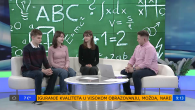 Photo of Asja Ćatić, Adi Hujić I Emina Hasanbegović o matematičkom kampu “Maths Beyond Limits”