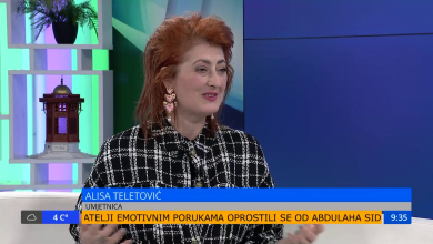 Photo of Art ambasador Alisa Teletović za TVSA o nedavnoj izložbi u Dubaiju