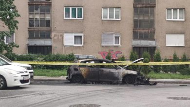 Photo of Na Čengić Vili tokom noći izgorio automobil Golf 7