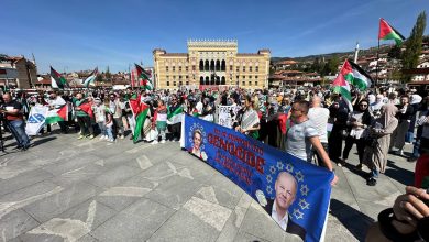 Photo of Šest mjeseci izraelskih napada na Gazu: S protesta u Sarajevu poslana poruka “Palestina nije sama”