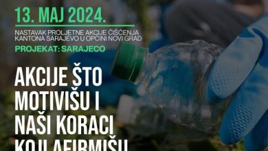 Photo of Nastavak akcije čišćenja Kantona Sarajevo “Sarajeco” od sutra u Novom Gradu