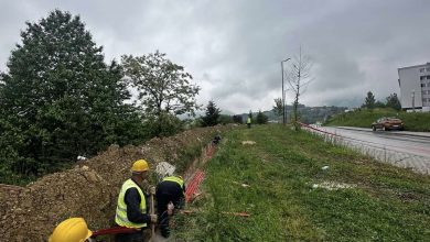 Photo of Od Jezera do Šipa položeni elektrovučni kablovi za trolejbusku mrežu