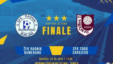 Photo of Nogometašice Radnik Bumeranga i SFK 2000 Sarajevo sutra igraju za trofej u Kupu BiH