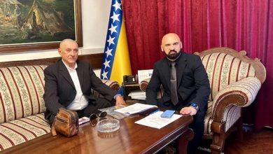 Photo of Dragan Vikić u posjeti ministru Isaku, razgovarali o stanju u Specijalnoj policijskoj jedinici