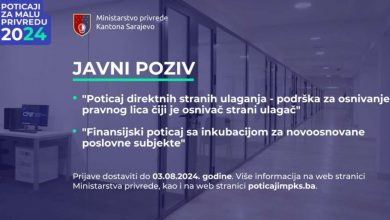 Photo of Ministarstvo privrede KS objavilo još dva javna poziva za poticaje razvoju male privrede