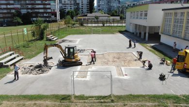 Photo of Radovi na sanaciji sportskog igrališta OŠ „Hrasno“ u punom jeku