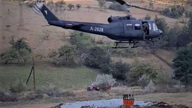 Photo of Helikopteri Oružanih snaga BiH lokalizovali požar na Ponijerima u općini Kakanj