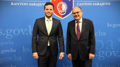 Photo of Uk i Schmidt  razgovarali o važnim projektima za Kanton Sarajevo