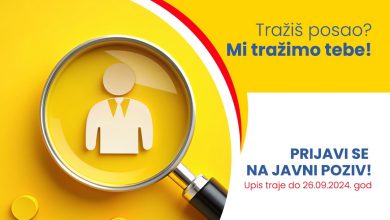 Photo of Objavljen javni poziv za zapošljavanje mladih
