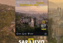 Photo of Sarajevo najbolja destinaciija svijeta po izboru čitatelja National Geographic Travel magazina