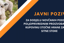 Photo of Novčani podsticaji Općine Centar za kupovinu stočne hrane za uzgoj sitne stoke