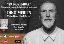 Photo of Dino Merlin ovogodišnji dobitnik Nagrade ’25. novembar’ za životno djelo