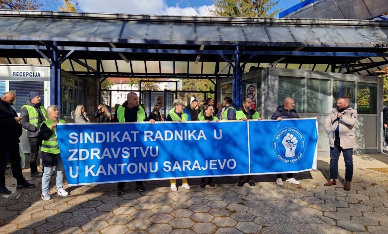 U toku protesti radnika KCUS-a