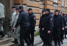 Photo of Sarajevski policajci u koloni stigli u Sud KS