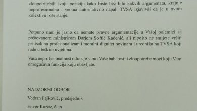 Photo of Odgovor NO TVSA ministru kulture i sporta KS Kenanu Magodi