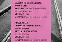 Photo of Modul Memorije – U BKC-u danas program posvećen Palestini