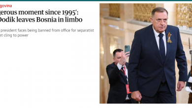 Photo of The Guardian: Dodikova porodica pregovarala s visokim zapadnim zvaničnikom o njegovom odlasku