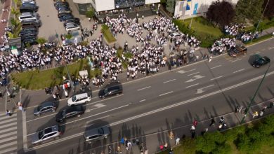 Photo of FOTO/Oko 1200 novogradskih maturanata upriličili svečani defile kao znak završetka osnovne škole