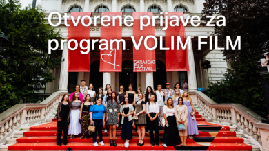 Photo of Prijave za besplatan program ‘Volim film’ 31. Sarajevo Film Festivala otvorene do 20. jula
