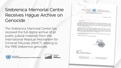 Photo of Memorijalni centar Srebrenica preuzeo haške arhivske dokumente