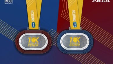 Photo of Udruženje Marathon šalje poruku zajedništva, plava i bordo boja simbolično spajaju grad