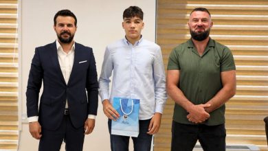 Photo of Muzur ugostio mladog i perspektivnog sportistu Rijada Jukića