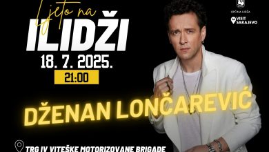 Photo of Na Ilidži sutra koncert Dženana Lončarevića, ulaz slobodan