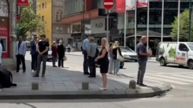 Photo of Pogledajte kako je izgledalo Sarajevo u podne, kad su se oglasile sirene