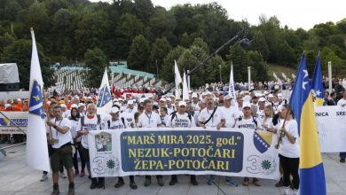 Photo of Učesnici Marša mira stigli u Memorijalni centar Srebrenica – Potočari