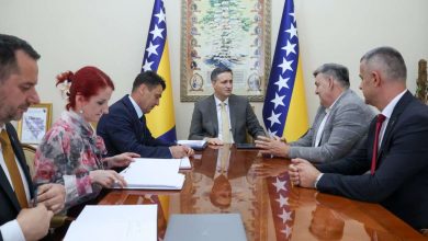 Photo of Bećirović razgovarao s predstavnicima sindikata zaposlenih u institucijama države BiH