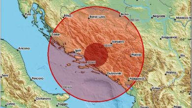 Photo of Zemljotres pogodio područje Hercegovine, nema informacija o materijalnoj šteti i povrijeđenima