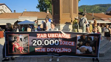 Photo of U Sarajevu šetnja u znak podrške narodu Palestine