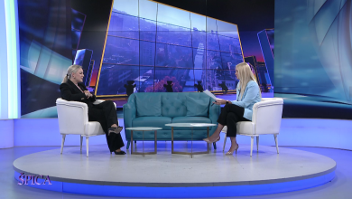 Photo of Gosti Špice: Nebojša Vukanović, Esad Bajtal, Faruk Kajtaz i Sabina Mehić