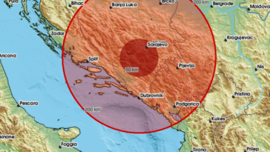 Photo of Zemljotres zatresao BiH, epicentar kod Mostara