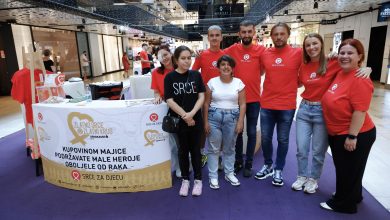 Photo of Udruženje ‘Srce za djecu oboljelu od raka’ – Zlatno srce, Zlatni krug sa sportistima u SCC-u