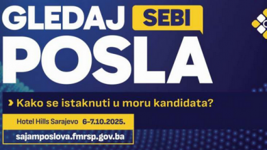 Photo of U Sarajevu početkom oktobra novi sajam poslova 2025 “Gledaj sebi posla”
