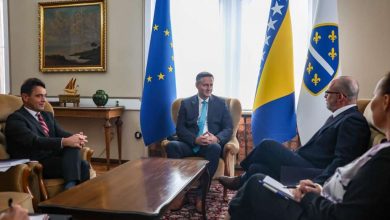 Photo of Bećirović razgovarao s novim otpravnikom poslova Ambasade SAD Johnom Ginkelom