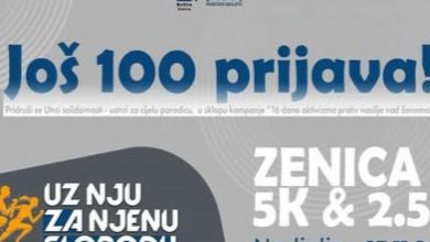 Photo of Ostalo još samo 100 mjesta za Utrku solidarnosti u Zenici