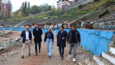 Photo of Premijer Uk i ministar Kalamujić na gradilištu nove Južne tribine Grbavice: Vlada Kantona Sarajevo uložila 4,7 miliona KM