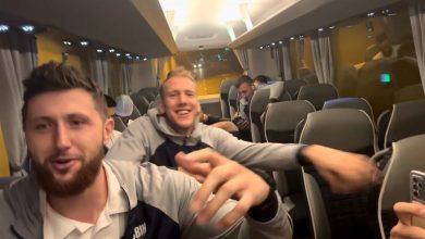 Photo of Ovako su košarkaši 2022. slavili pobjedu uz legendarni Halidov hit (VIDEO)