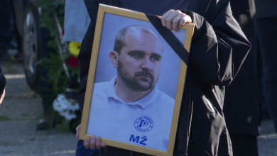 Photo of Mladen Žižović sahranjen na Gradskom groblju u Bijeljini