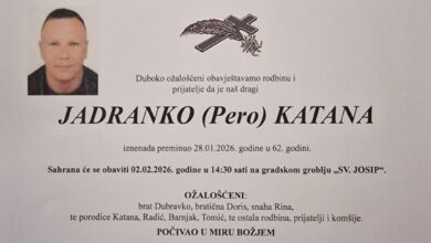 Photo of Preminuo dugogodišnji novinar Jadranko Katana