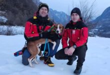 Photo of Pripadnici GSS-a Jablanica spasili lovačkog psa zaglavljenog u stijenama