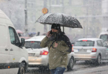 Photo of Oblačno vrijeme s kišom i snijegom u Bosni, kiša u Hercegovini