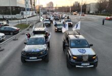 Photo of Defile stotina vozila u Sarajevu povodom Dana nezavisnosti BiH